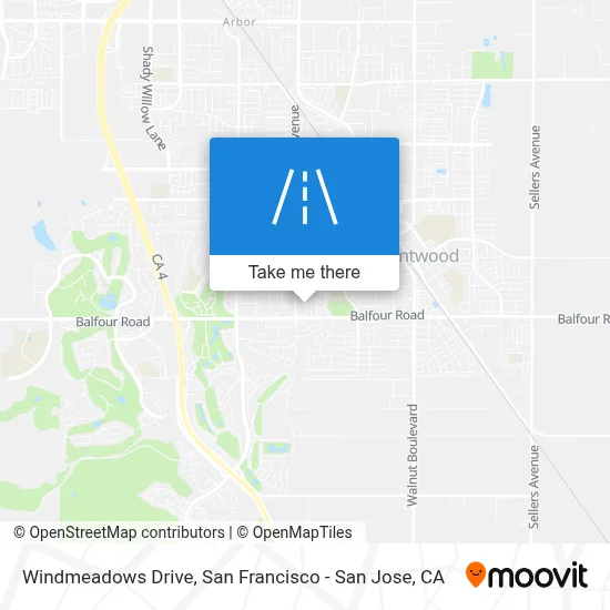 Windmeadows Drive map