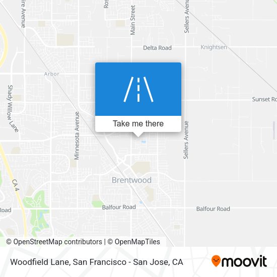 Woodfield Lane map