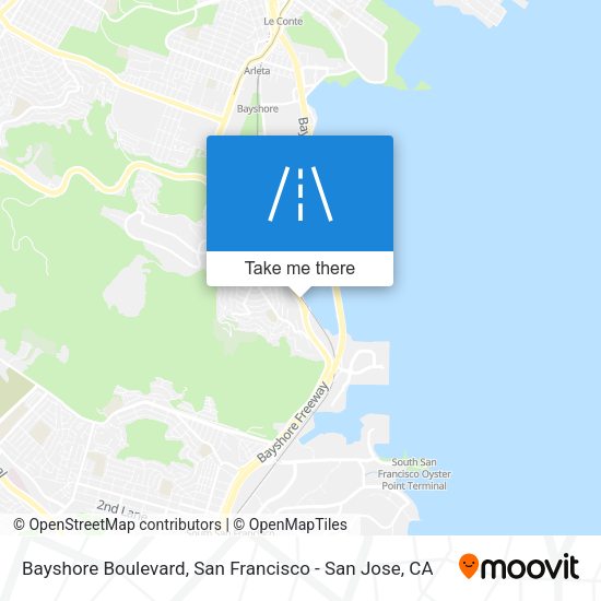 Bayshore Boulevard map