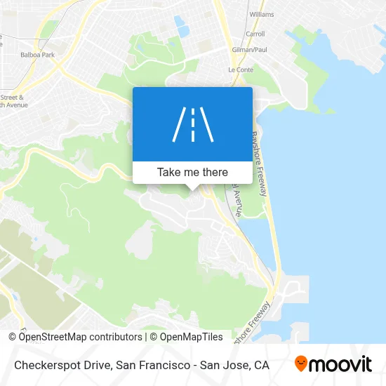 Checkerspot Drive map