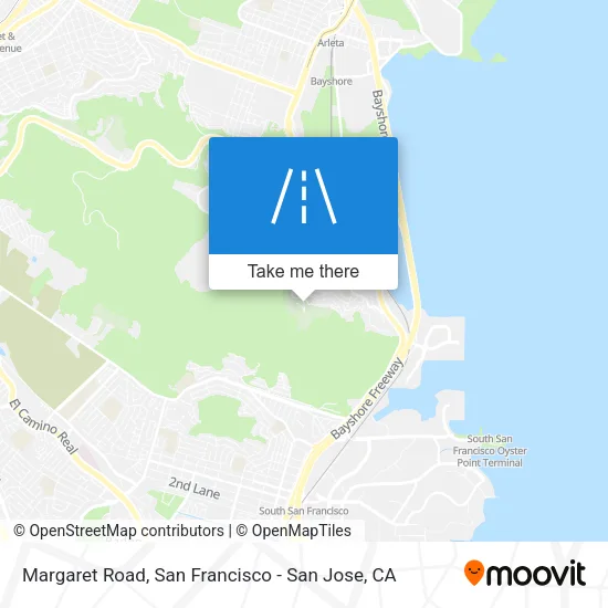 Margaret Road map