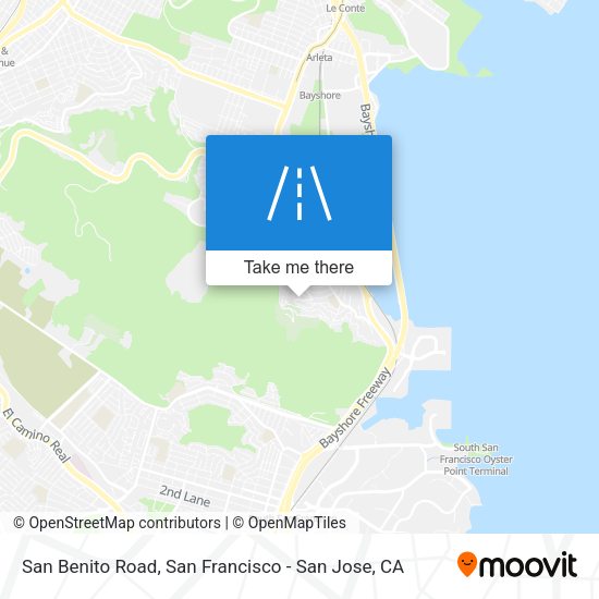 Mapa de San Benito Road