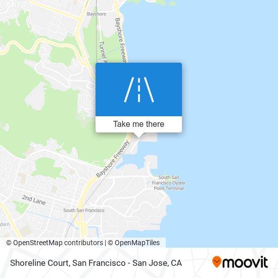 Shoreline Court map