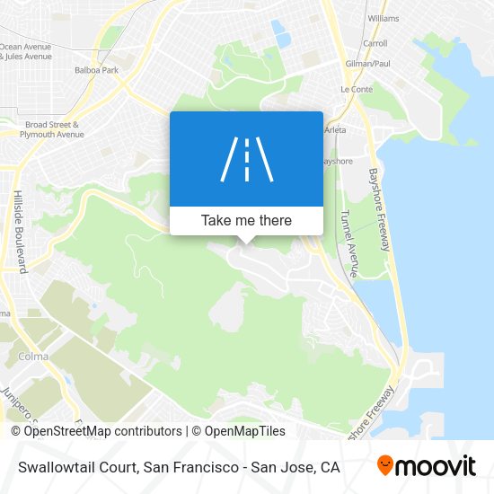 Swallowtail Court map