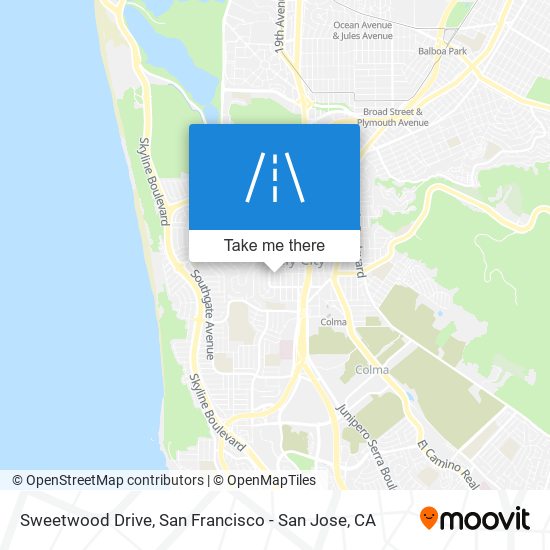 Sweetwood Drive map