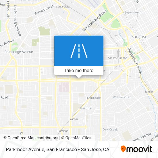 Mapa de Parkmoor Avenue