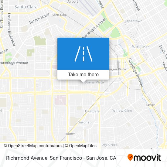 Mapa de Richmond Avenue