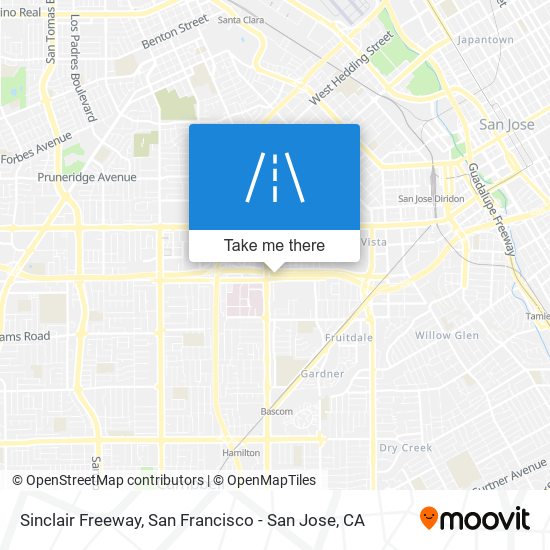 Sinclair Freeway map