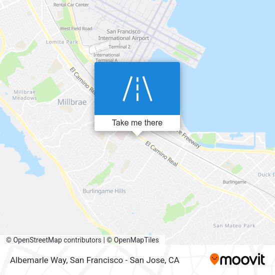 Mapa de Albemarle Way