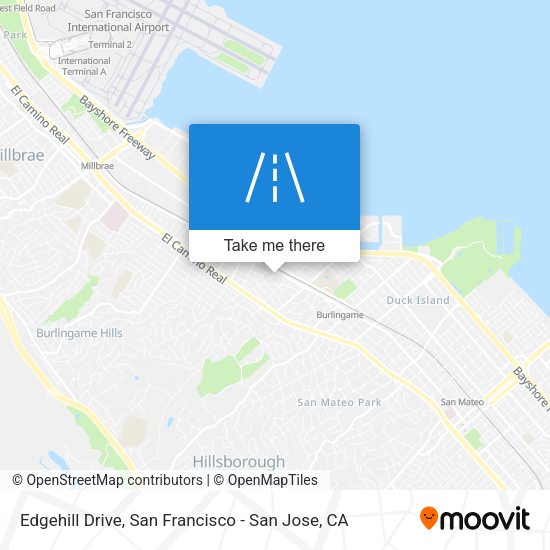 Mapa de Edgehill Drive
