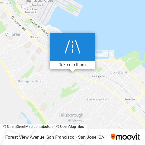 Forest View Avenue map