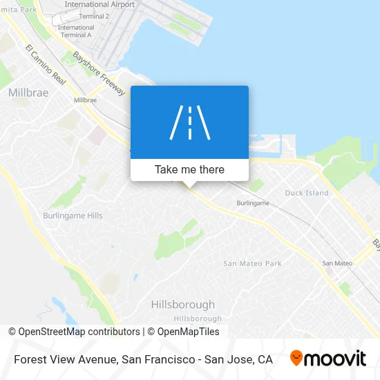 Forest View Avenue map