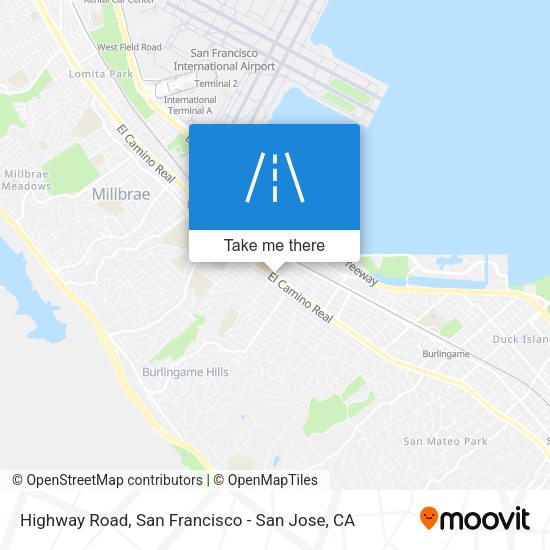Mapa de Highway Road