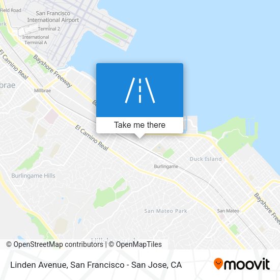 Mapa de Linden Avenue