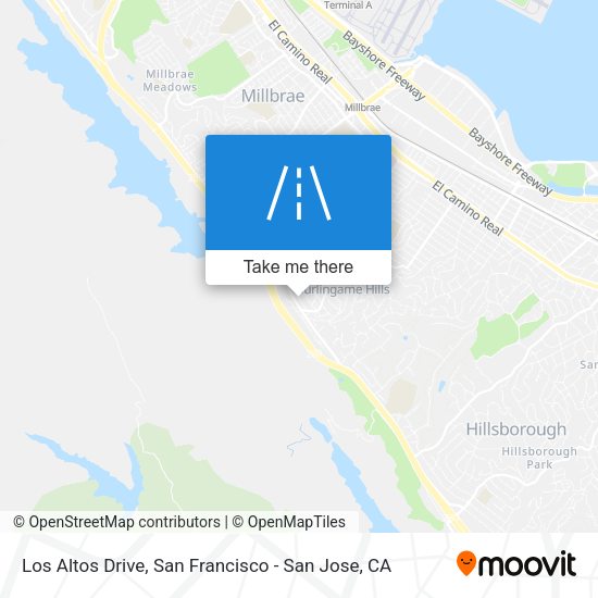 Mapa de Los Altos Drive
