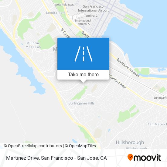 Mapa de Martinez Drive