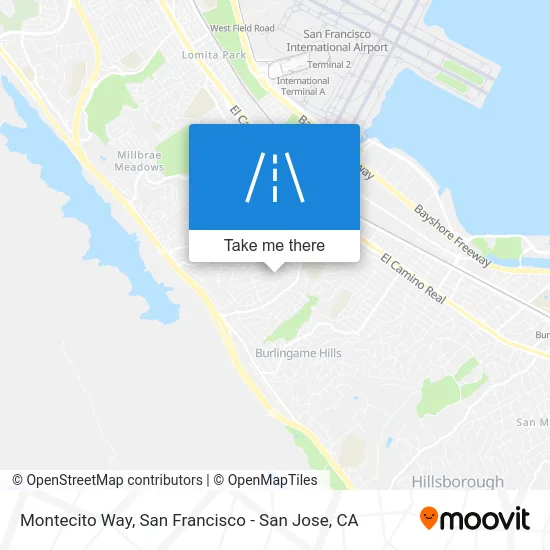 Montecito Way map