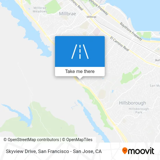 Skyview Drive map