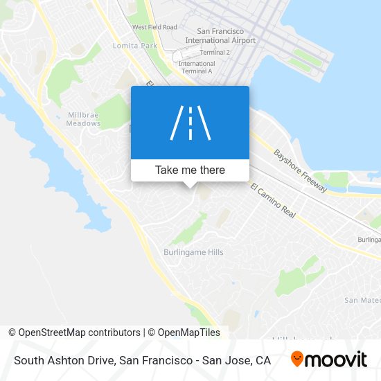 Mapa de South Ashton Drive