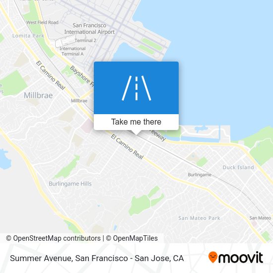 Summer Avenue map