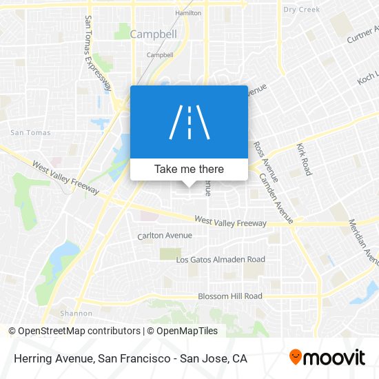 Herring Avenue map