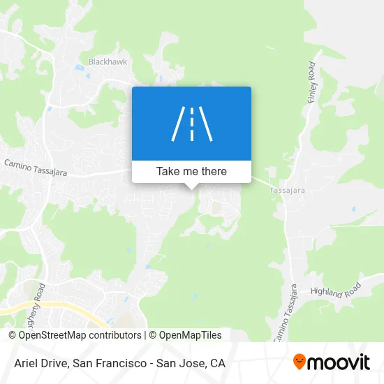 Ariel Drive map
