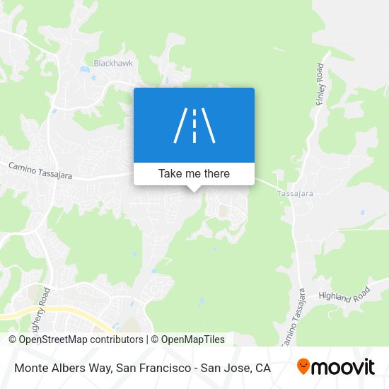 Mapa de Monte Albers Way