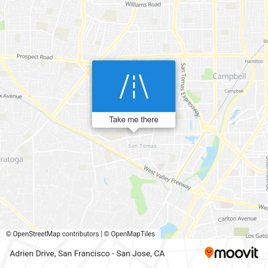 Adrien Drive map