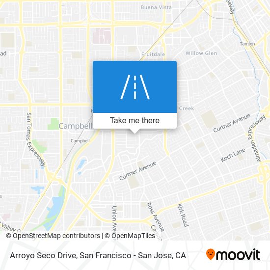 Arroyo Seco Drive map