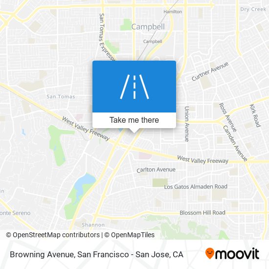 Browning Avenue map