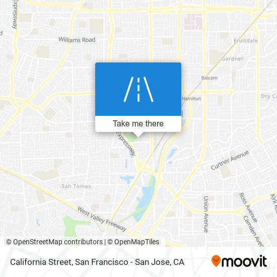 California Street map