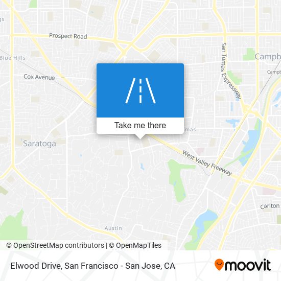 Elwood Drive map