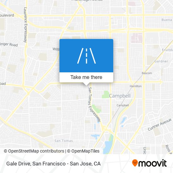 Gale Drive map