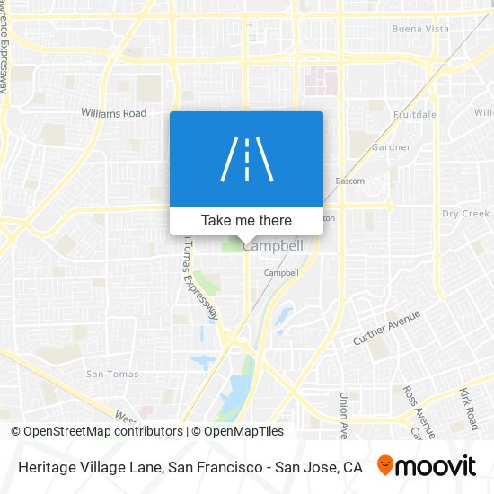 Heritage Village Lane map