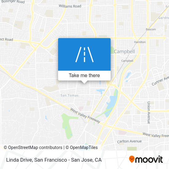 Mapa de Linda Drive