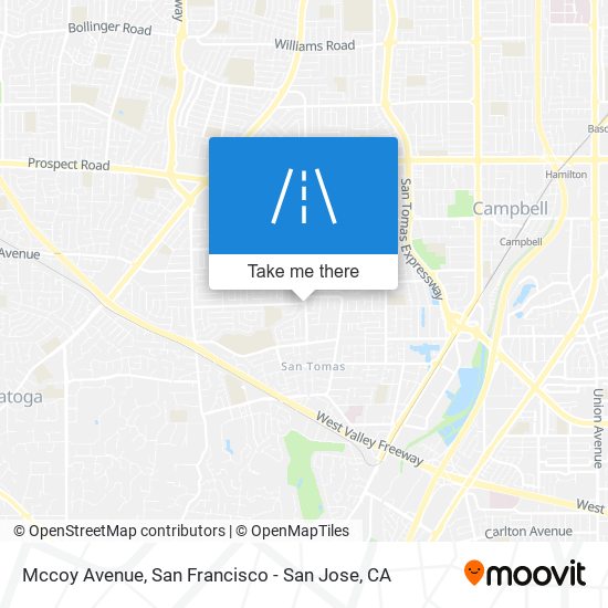 Mccoy Avenue map