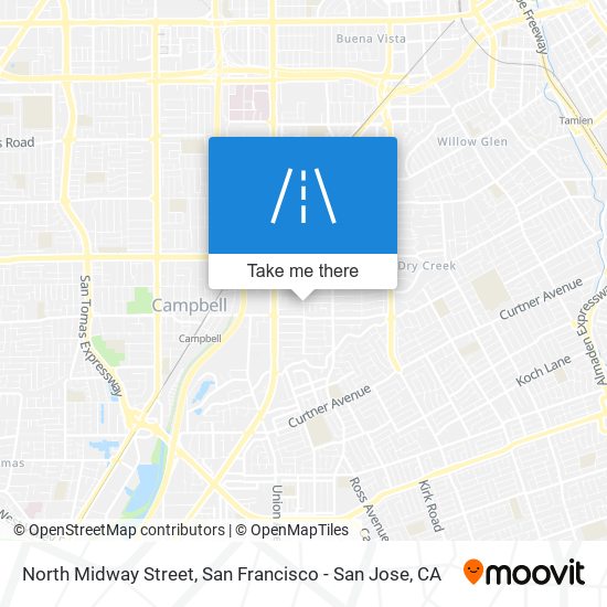 North Midway Street map