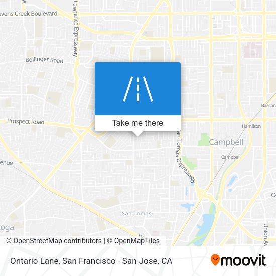 Mapa de Ontario Lane