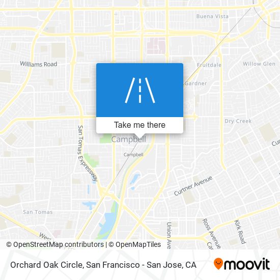 Mapa de Orchard Oak Circle