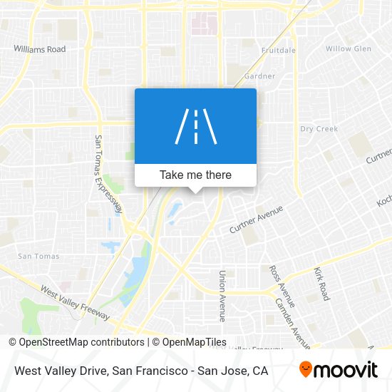 Mapa de West Valley Drive