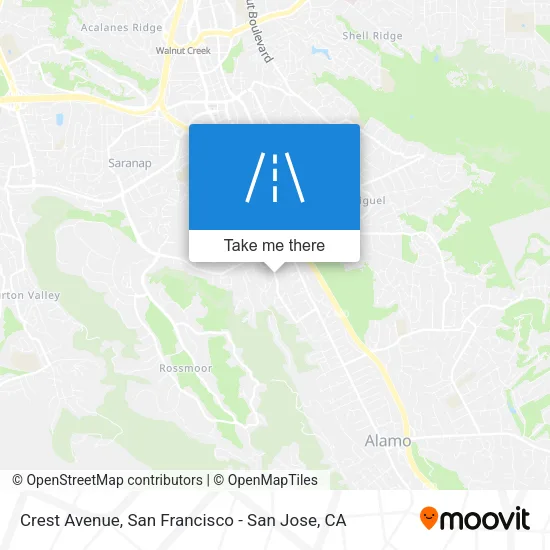 Mapa de Crest Avenue