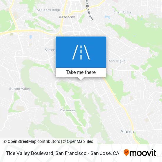 Mapa de Tice Valley Boulevard