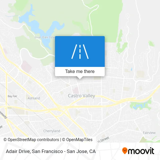 Adair Drive map