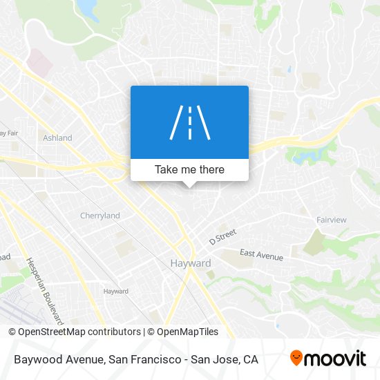 Baywood Avenue map