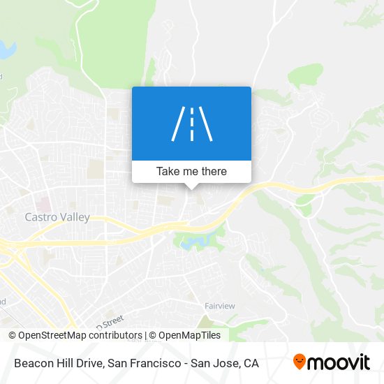 Beacon Hill Drive map