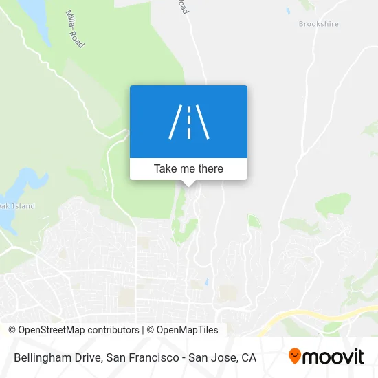 Bellingham Drive map