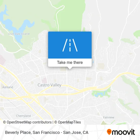 Beverly Place map