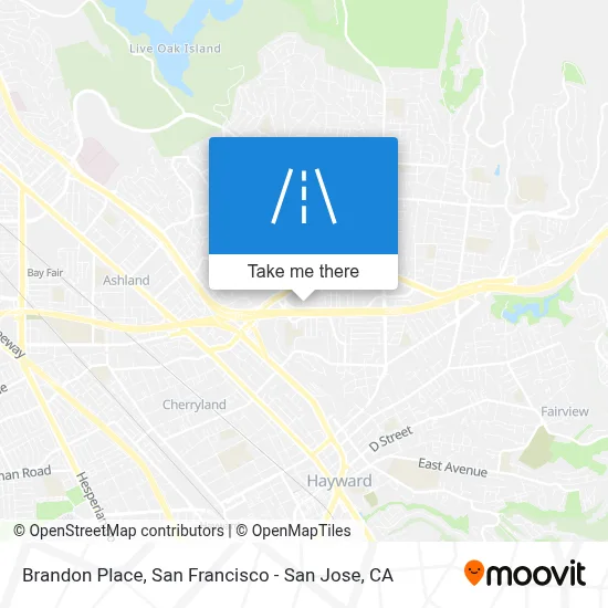 Brandon Place map