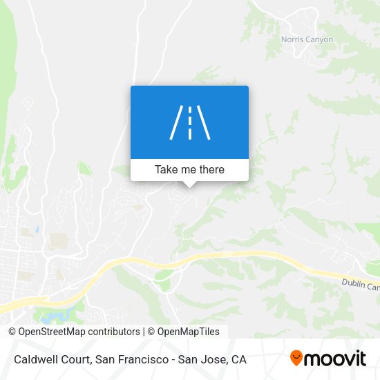 Mapa de Caldwell Court