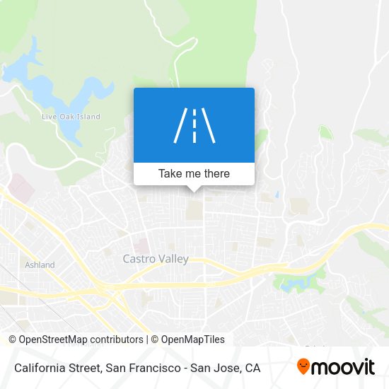 Mapa de California Street